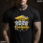 Proud Auntie Of A Class Of 2026 Graduate High School Senior Family Party Shirt