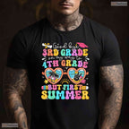 Goodbye 3rd Grade Hello 4th Grade But First Summer Vacation Graduation T-Shirt