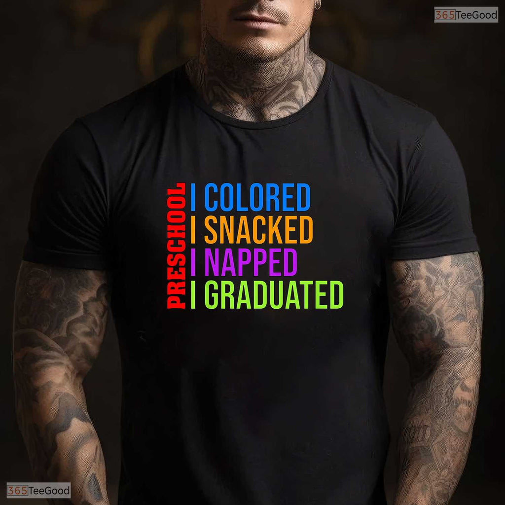 Cute Preschool Graduation 2026 Moving Up Ceremony Apparel For Boys Girls T-Shirt