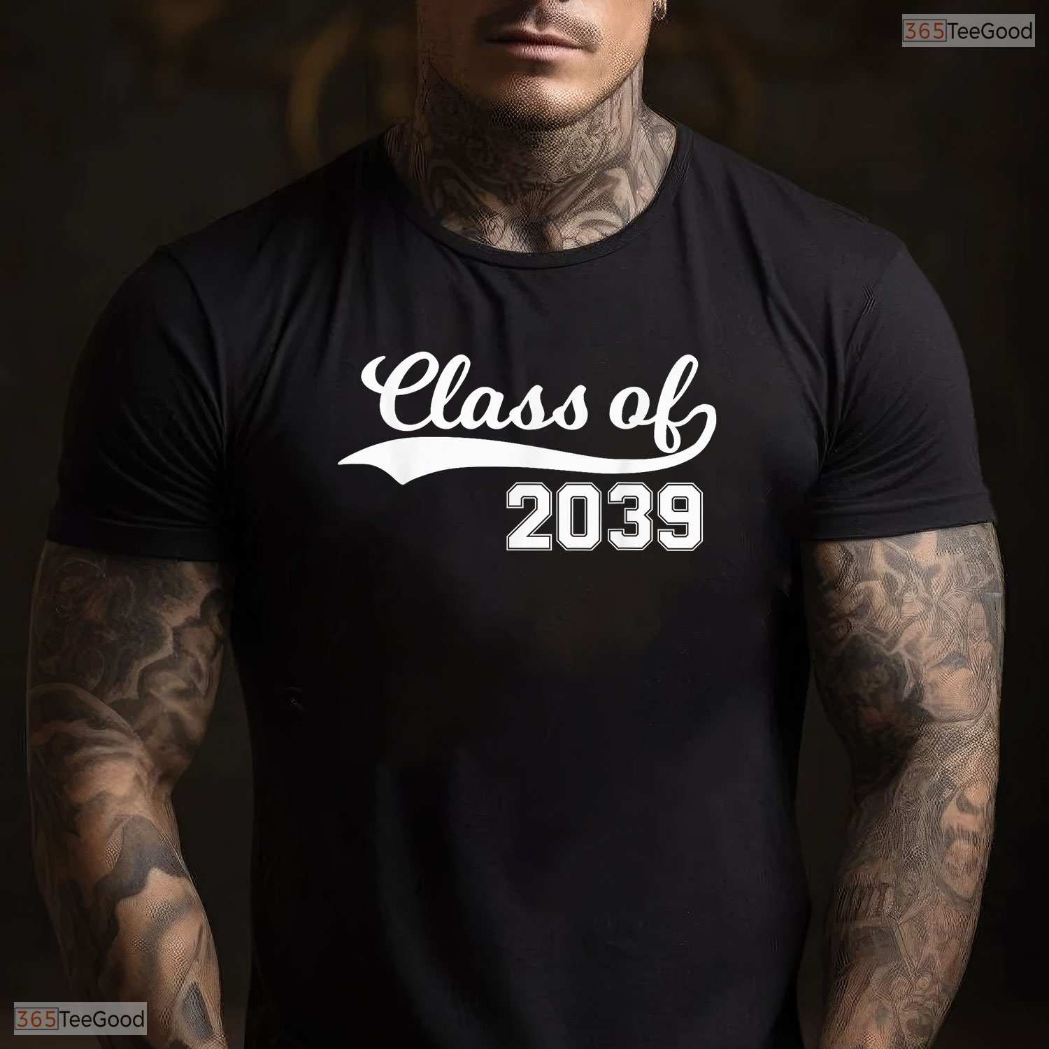 Class Of 2039 Grow With Me First Day Of School Milestone Youth Graduation Shirt