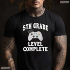 5th Grade Gamer Graduation Class Of 2026 Video Game Lover Moving Up T-Shirt
