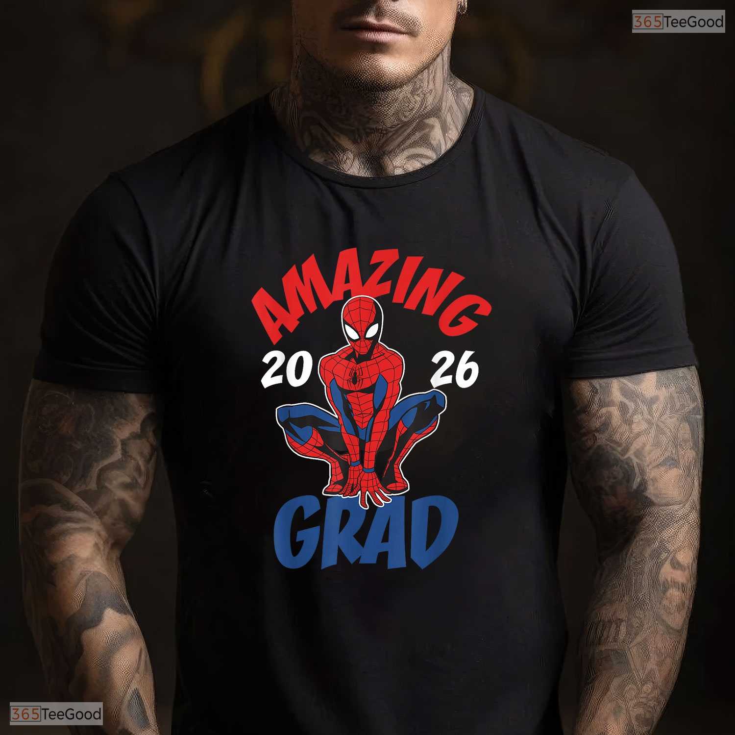 Comic Book Hero Style Amazing Graduation Class Of 2026 Senior Student Party T-Shirt