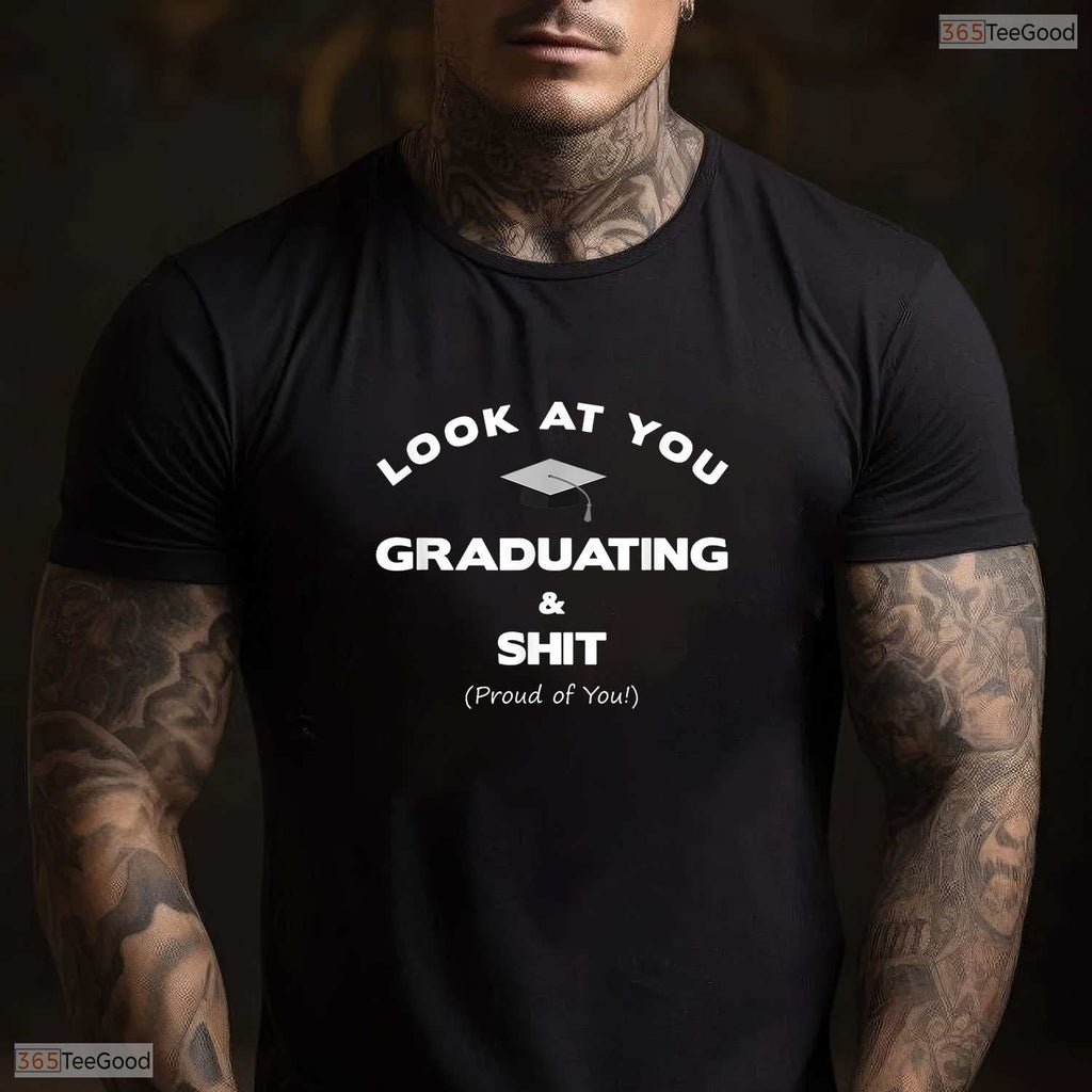Funny Graduation Gift Ideas For Mom Parents Or Friends Celebration T-Shirt