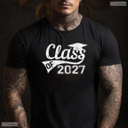 Class Of 2027 Graduation High School Senior First Day Of School T-Shirt