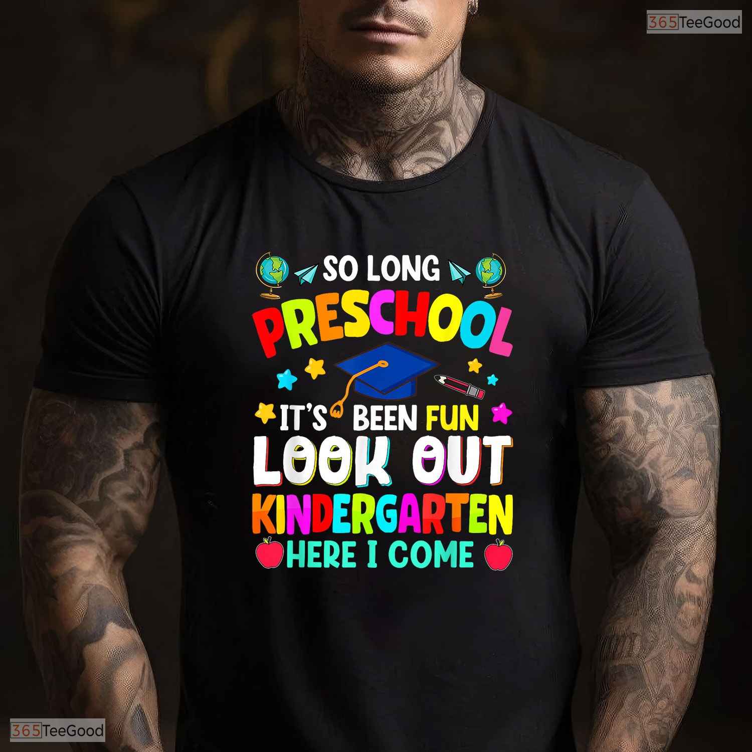 Cute So Long Preschool Graduation Graduate Teacher Kid Boy And Girl Matching T-Shirt