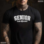 Senior 2027 Class Of 2027 Graduate High School College Commemorative Party T-Shirt