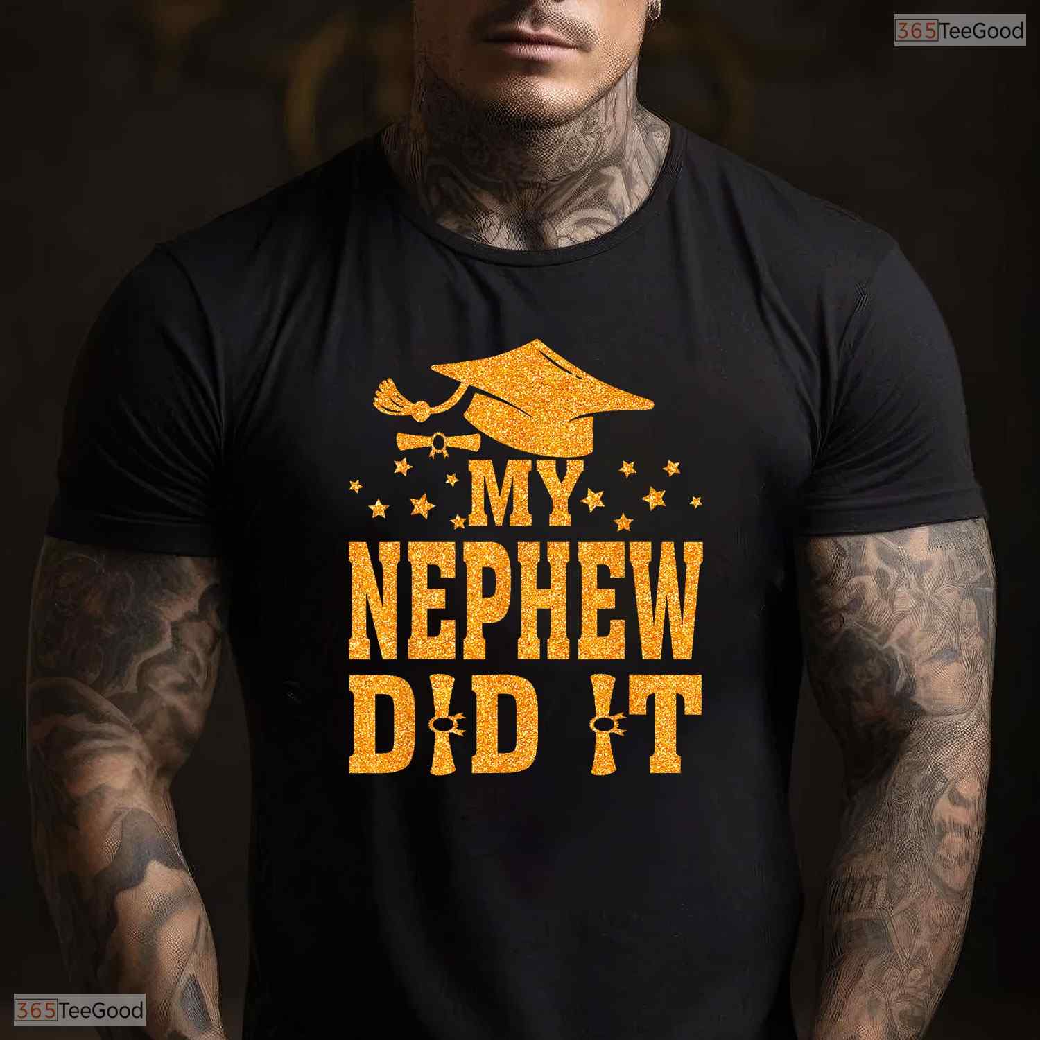 My Nephew Did It Graduation 2026 Proud Family Matching College Ceremony Party T-Shirt
