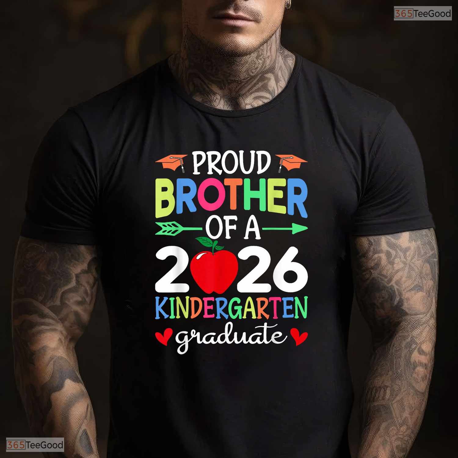 Proud Brother Of A 2026 Kindergarten Graduate Early Childhood Moving Up Ceremony Shirt