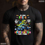 Awesome So Long Pre-K Kindergarten Here I Come Graduation Boys Day T-Shirt