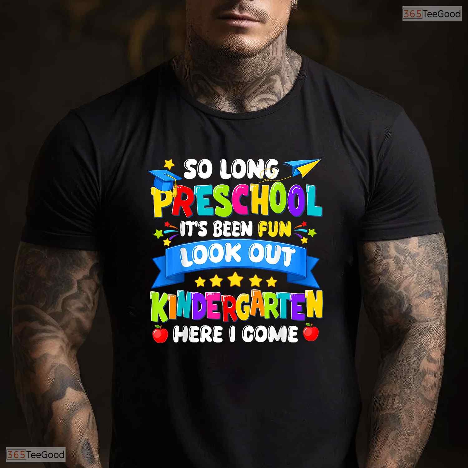 Cute So Long Preschool Kindergarten Here I Come Graduation Last Day T-Shirt