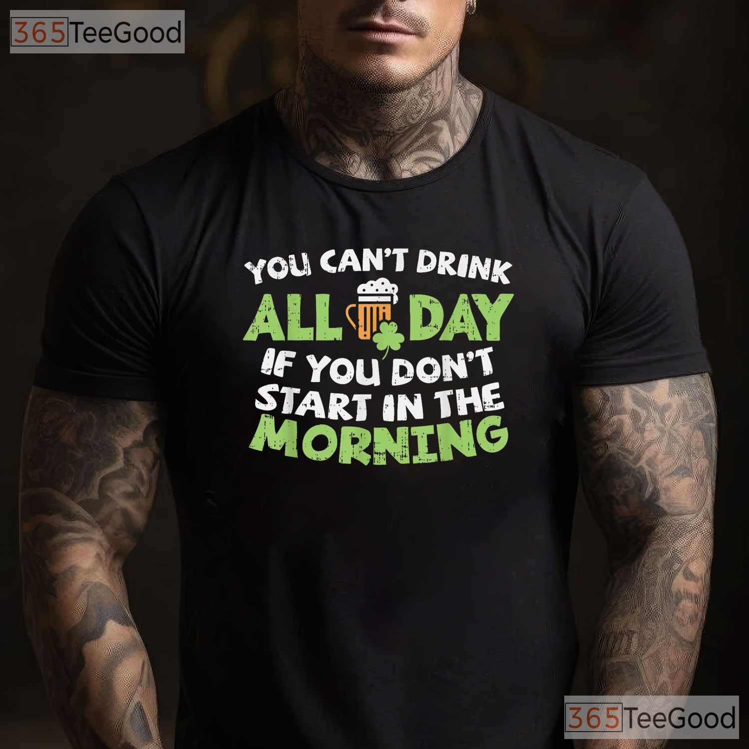 You Cant Drink All Day St Patricks Day T-Shirt Funny Irish Drinking Tee