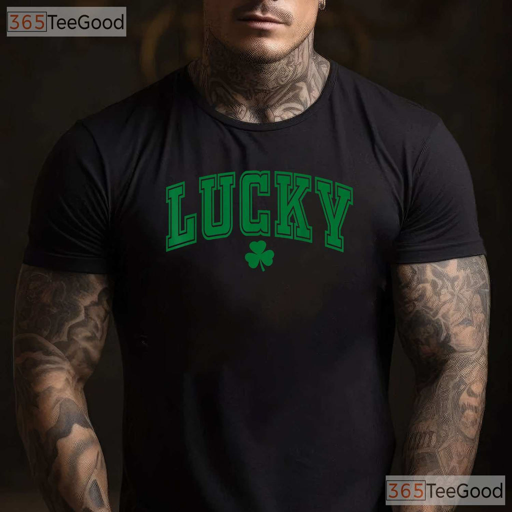 Lucky Shamrock St Patricks Day T-Shirt Classic Irish Green Men Women