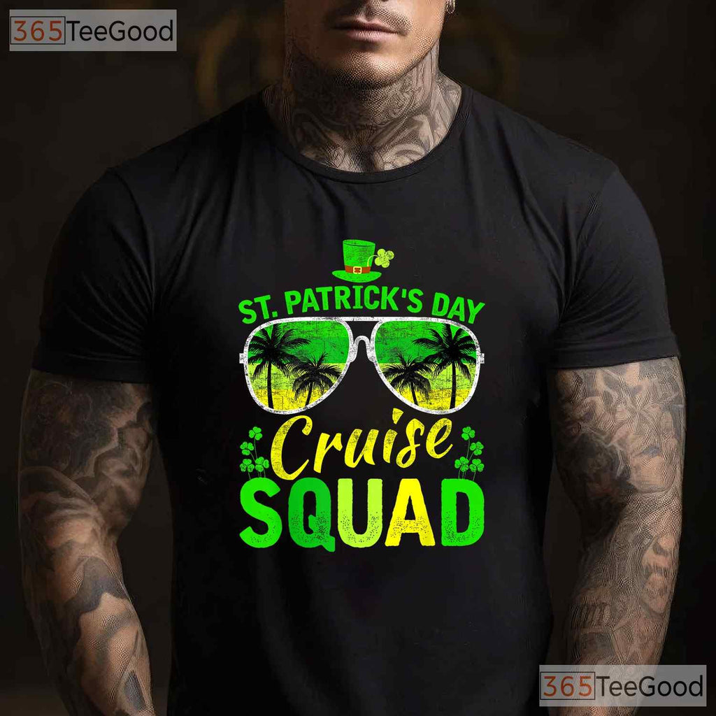 Cruise Squad 2026 St Patricks Day T-Shirt Funny Family Matching Travel Tee