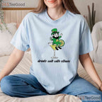 Leprechaun Drinks Well With Others St Patricks Day T-Shirt Funny Beer Party