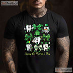 Dentist Tooth Happy St Patricks Day T-Shirt Dental Hygenist Assistant Crew
