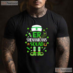 ER Nurse Shenanigans Squad St Patricks Day T-Shirt Emergency Room Crew Tee