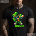 Bruh Dab Leprechaun St Patricks Day T-Shirt Dabbing Boys Kids Funny Gift