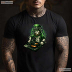 Irish Leprechaun DJ Turntable St Patricks Day T-Shirt Music Lover Club Tee