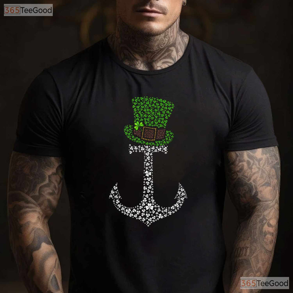 Leprechaun Anchor Cruise Squad St Patricks Day T-Shirt Family Travel Tee