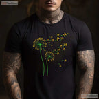 Pi Dandelion Flower T-Shirt 3 - 14 Number Math Nature Geek Teacher Gift