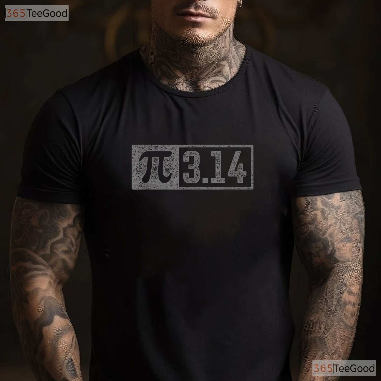 Vintage Pi Shirt for Teacher 3 - 14 Digits Happy Pi Day Retro Style Tee