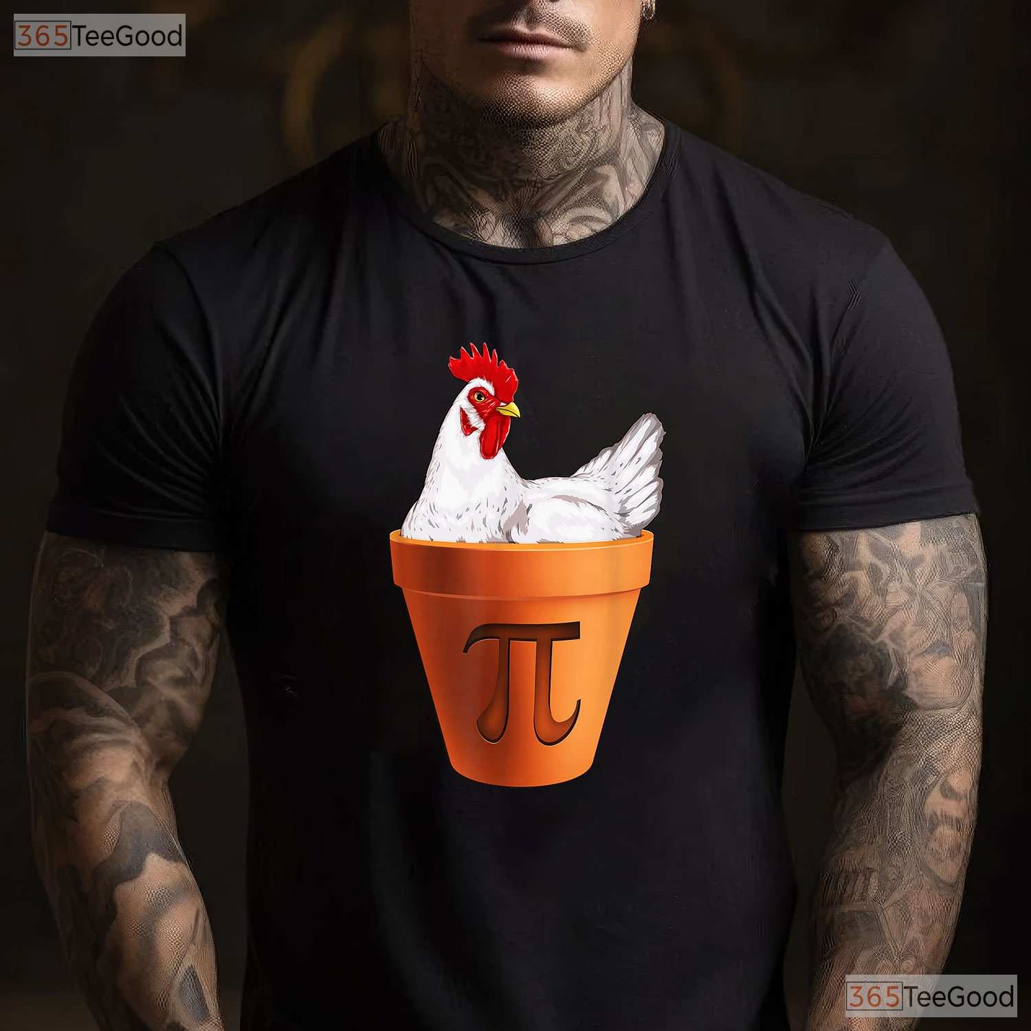 Chicken Pot PI Day T-Shirt Gift Men Women Kids Funny Math Food Pun Tee