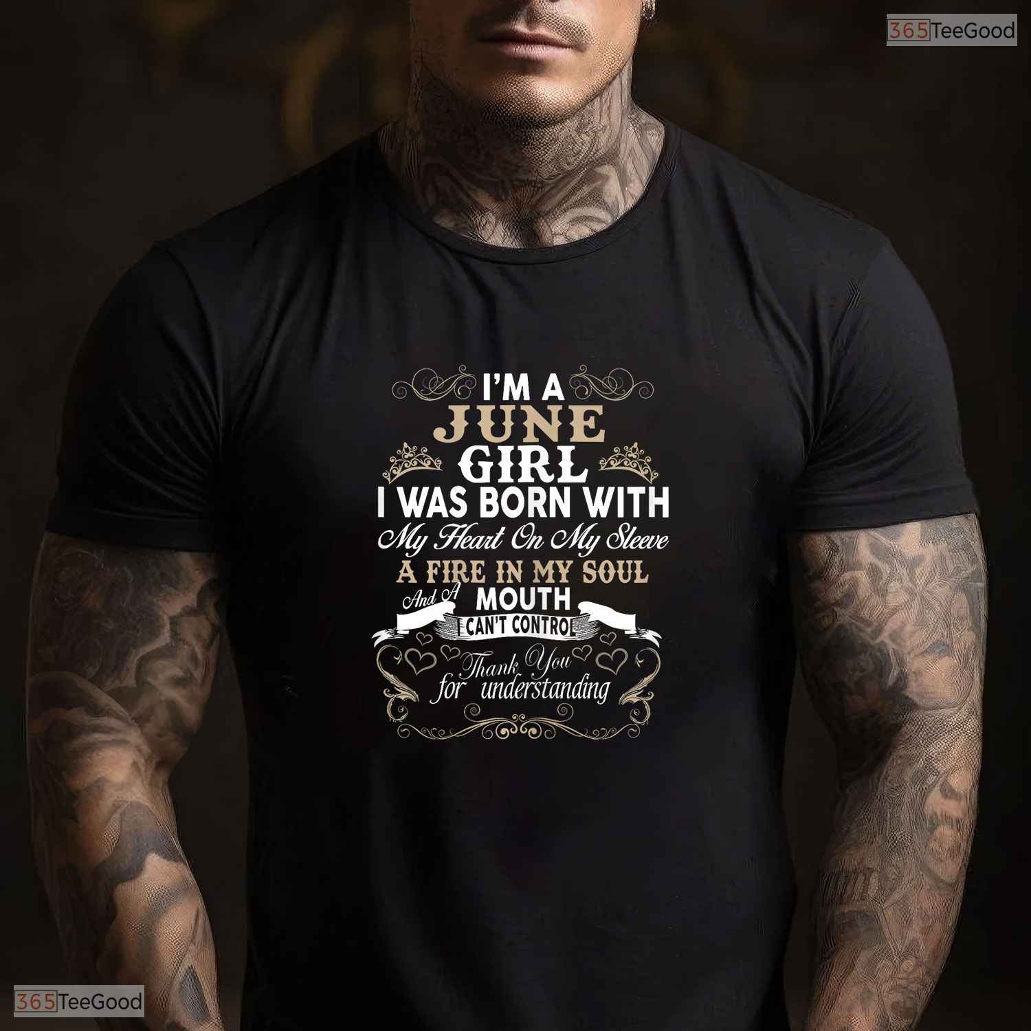 Beautiful I Am A May Girl Birthday Gift T-Shirt Awesome Spring Celebration Apparel