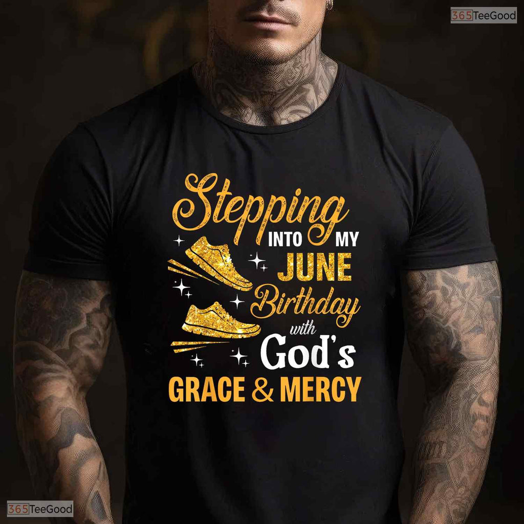 Blessed Stepping Into My May Birthday With God's Grace And Mercy Religious T-Shirt