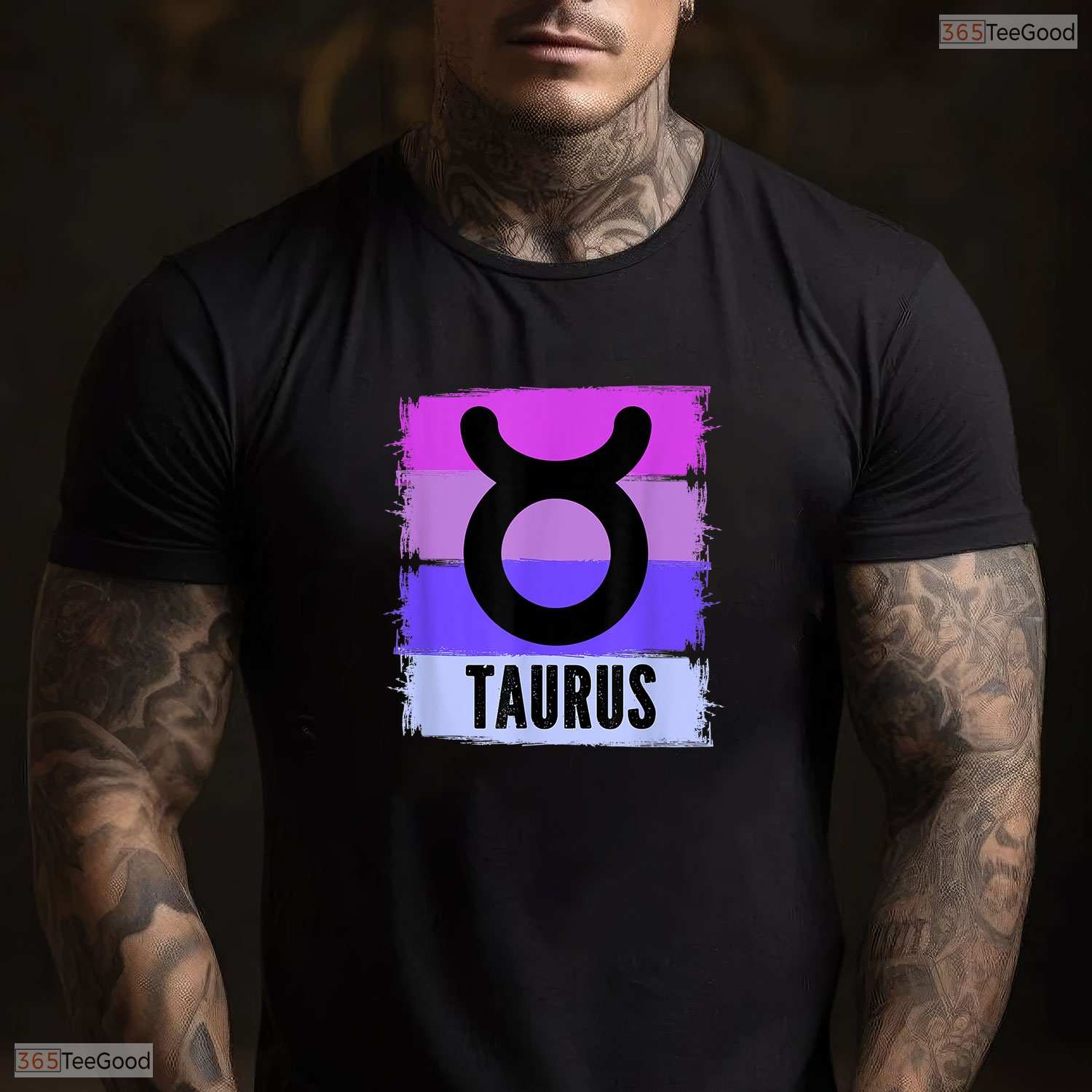 Colorful Taurus Queen Zodiac Sign T-Shirt Unique May Birthday Apparel Gift
