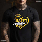Happy Birthday To Me Black Queen Afro T-Shirt Cute May Birthday Shirt For Women