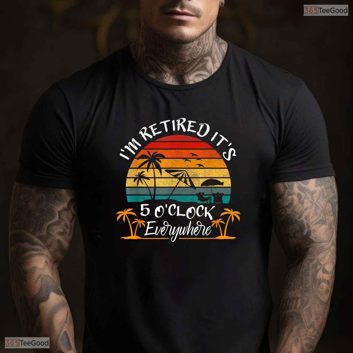 It Is Five O Clock Everywhere Retired T-Shirt- Adult May Birthday Shirt