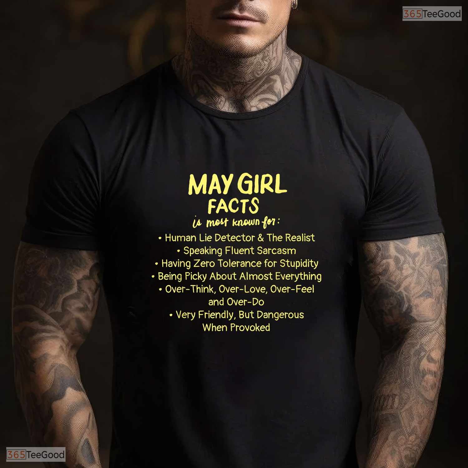 Funny May Girl Facts T-Shirt- Best May Birthday Shirt Gift Idea For Women