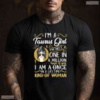 I Am A Taurus Girl T-Shirt- Unique May Birthday Celebration Shirt For Women