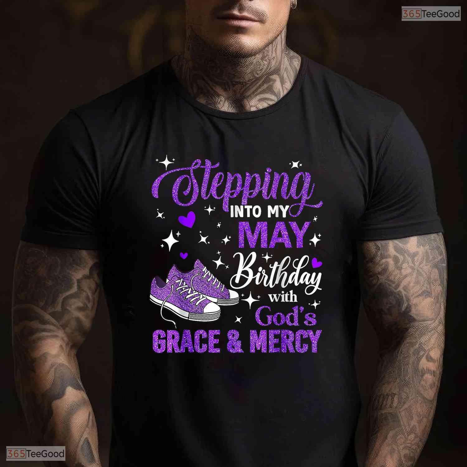 Inspirational God's Grace May Birthday T-Shirt- Women's Celebration Shirt Gift