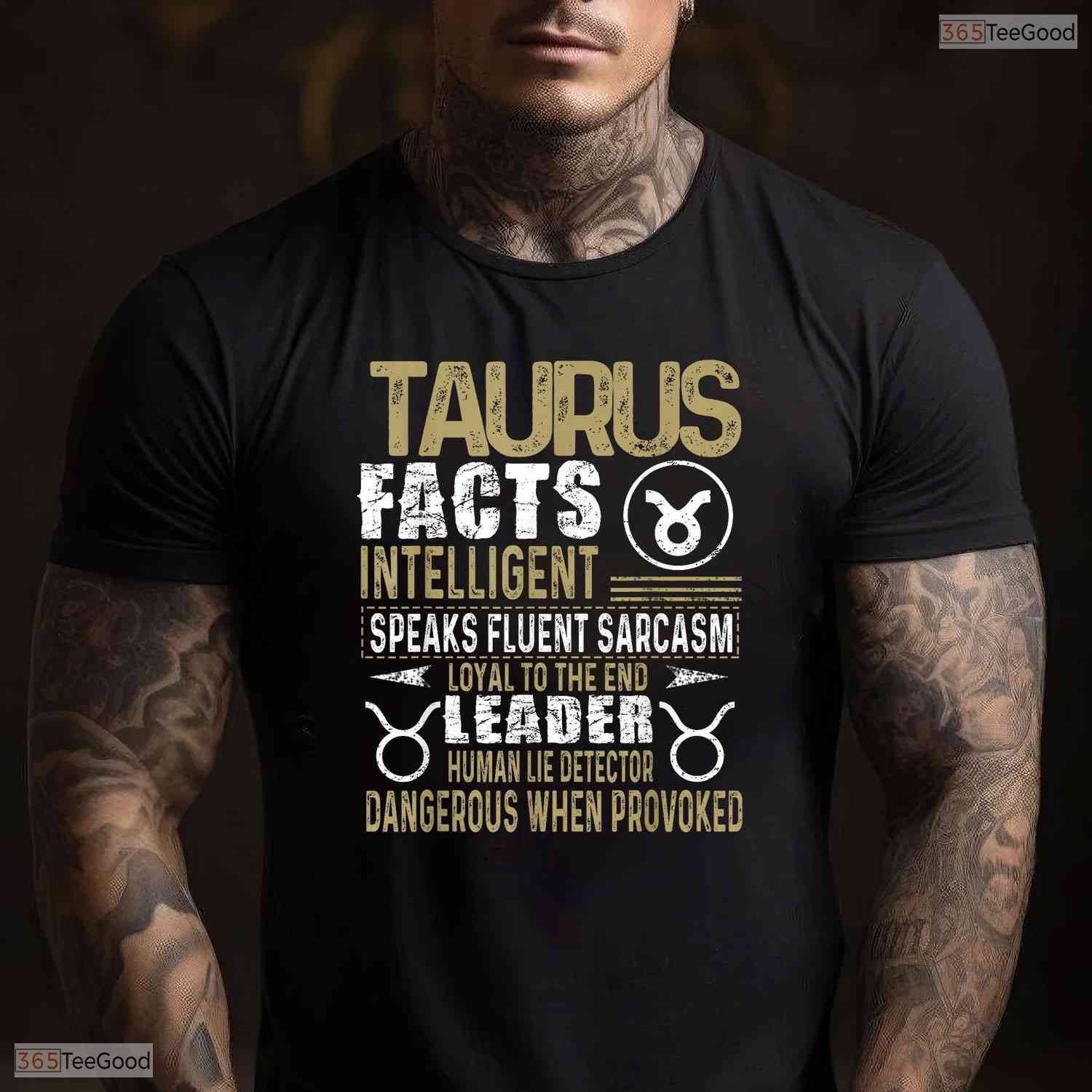 Taurus Facts Zodiac Sign T-Shirt- Unique May Birthday Celebration Shirt Gift