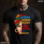 Gemini Zodiac Horoscope Queen T-Shirt- Unique May Birthday Shirt For Women