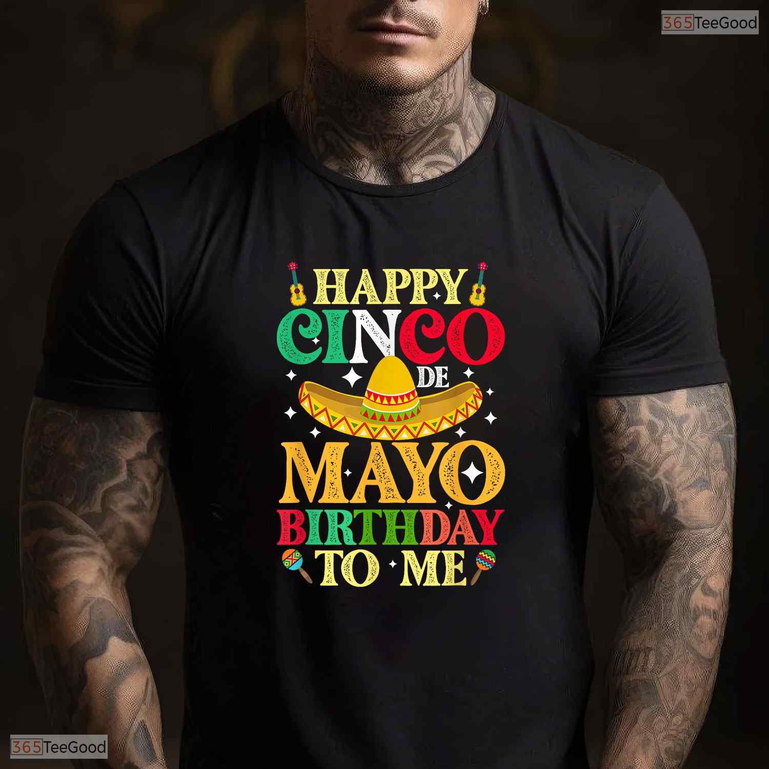 Happy Cinco De Mayo Birthday To Me T-Shirt- Unique May 5th Birthday Shirt