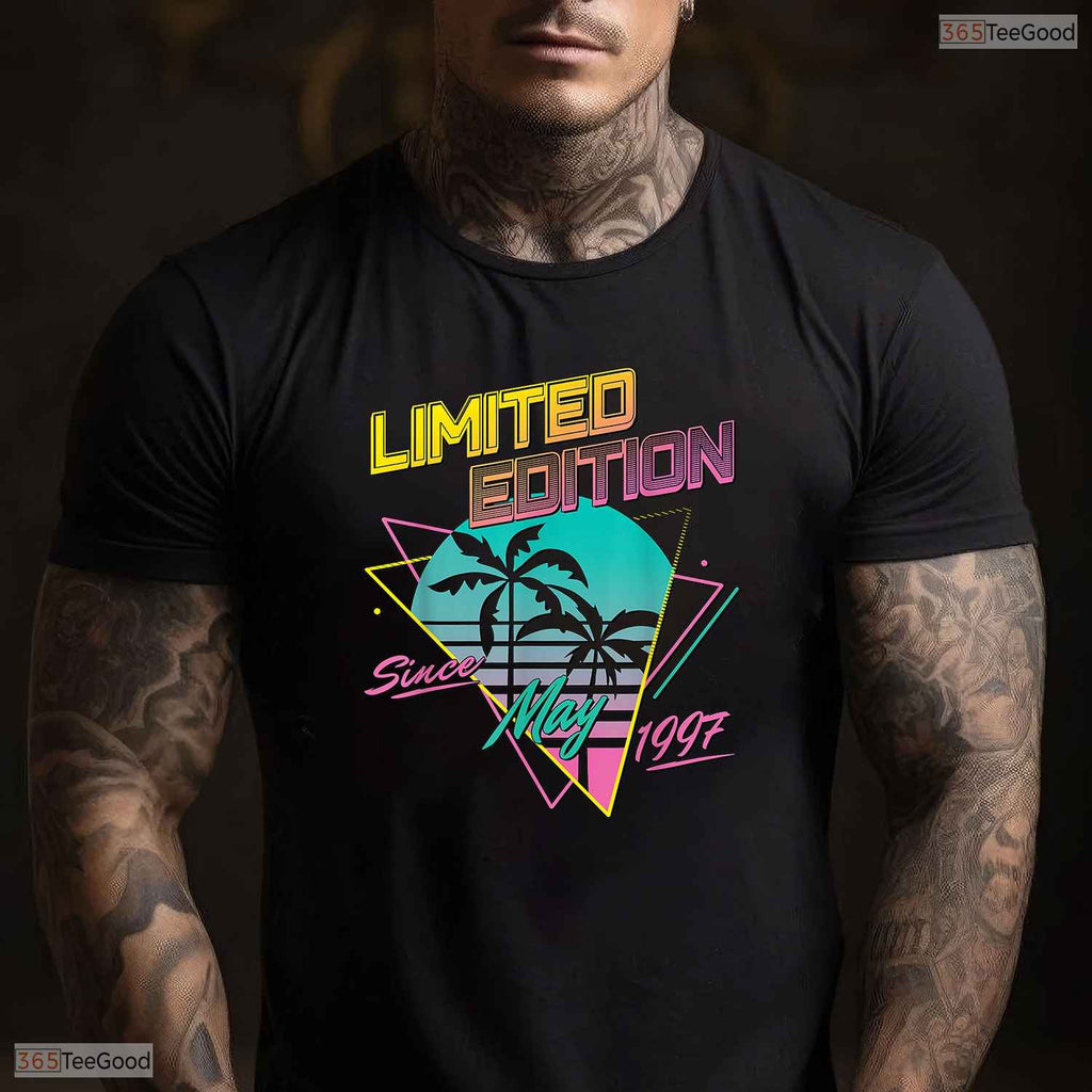 Limited Edition Since May 1997 T-Shirt- Awesome 29th May Birthday Shirt Men