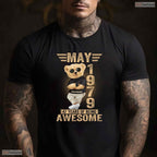 Awesome 1979 Teddy Bear 47th Birthday T-Shirt- Unique May Birthday Shirt