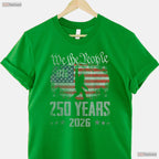 250 Years 250th Anniversary Bigfoot Valentine T-Shirt Carp Fishing Apparel
