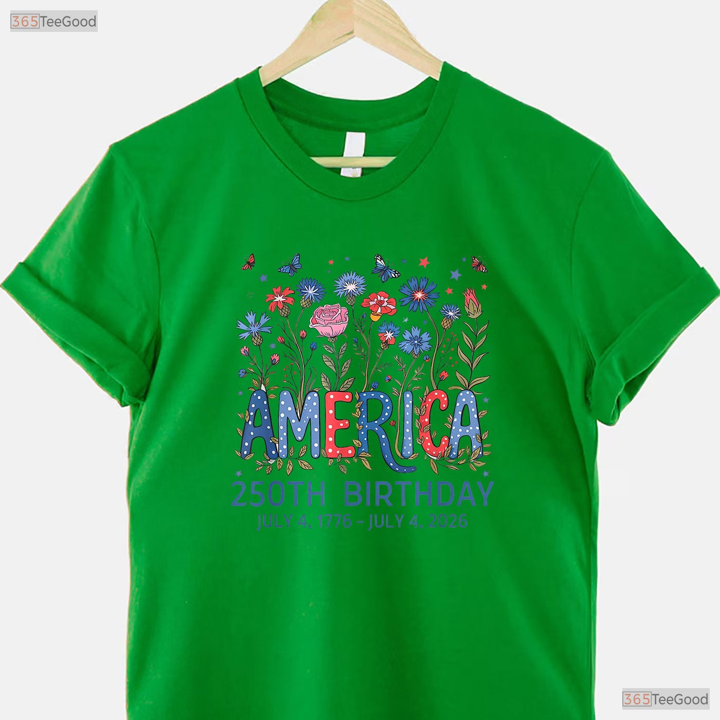 250 Years America Anniversary 250th Birthday Valentine T-Shirt Pike Fishing