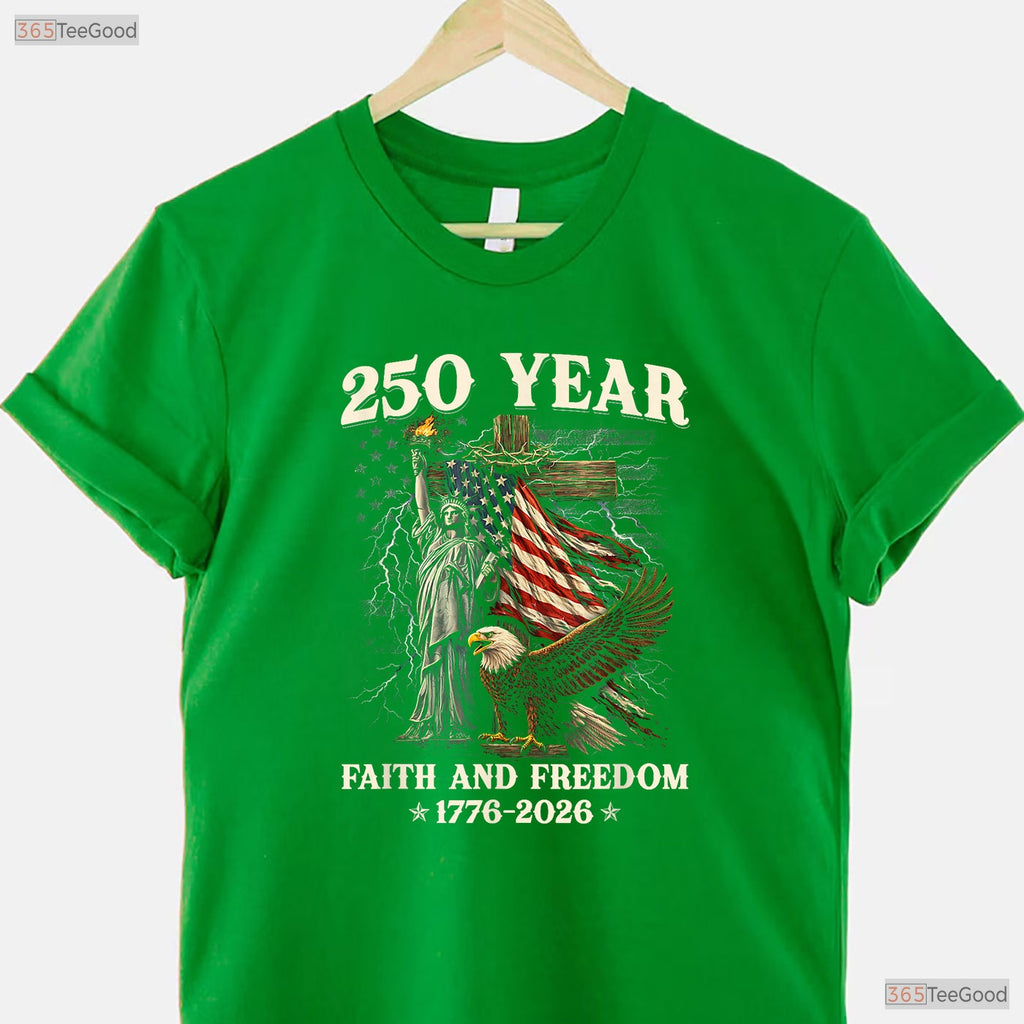 250th Anniversary USA Patriotic 4th July Valentine T-Shirt Catfish Fishing