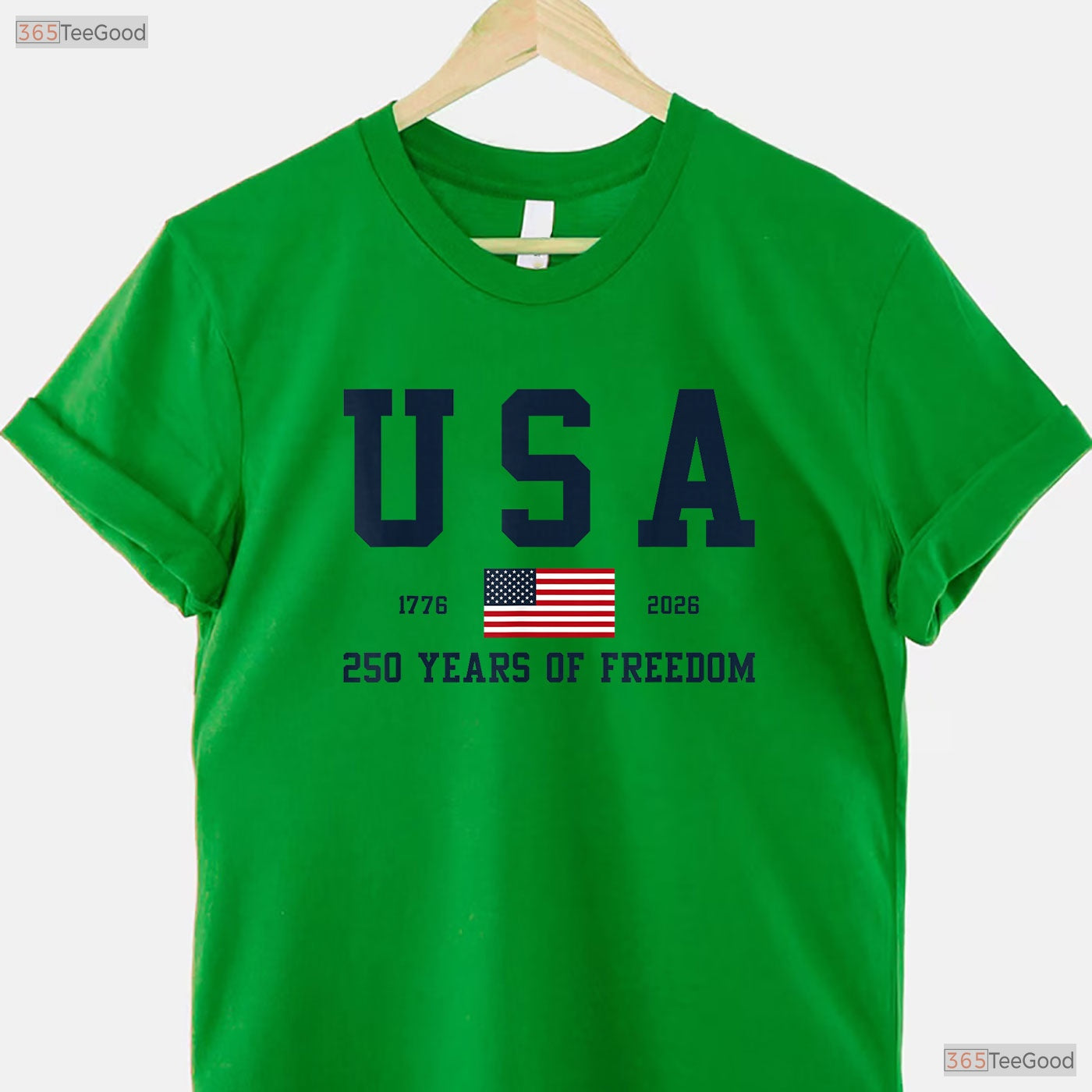 USA 250 Years of Freedom 1776 2026 Valentine T-Shirt Saltwater Fishing Gear