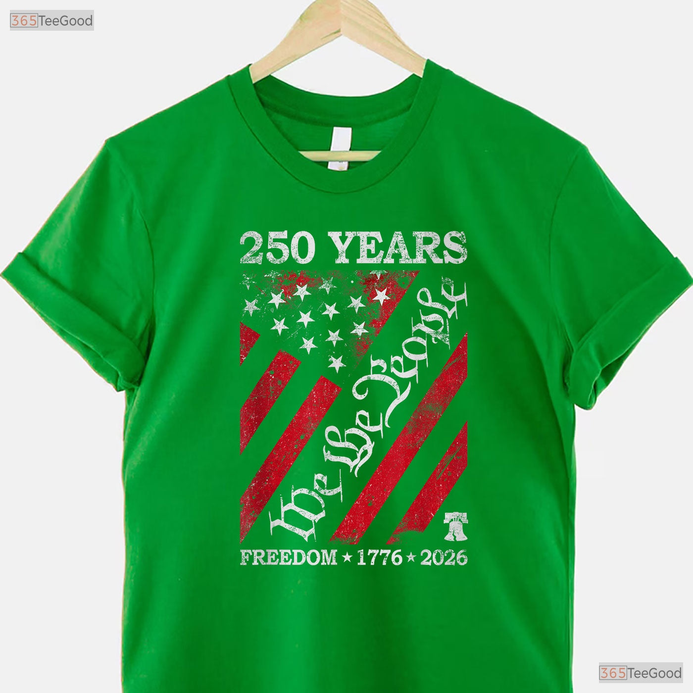 250th Anniversary USA Vintage Valentine T-Shirt- Fly Fishing Gear For Men