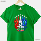 250th Anniversary USA Patriotic Valentine T-Shirt Carp Fishing Tackle Men