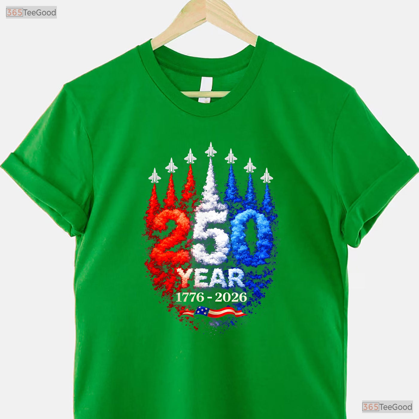 250th Anniversary USA Patriotic Valentine T-Shirt Carp Fishing Tackle Men