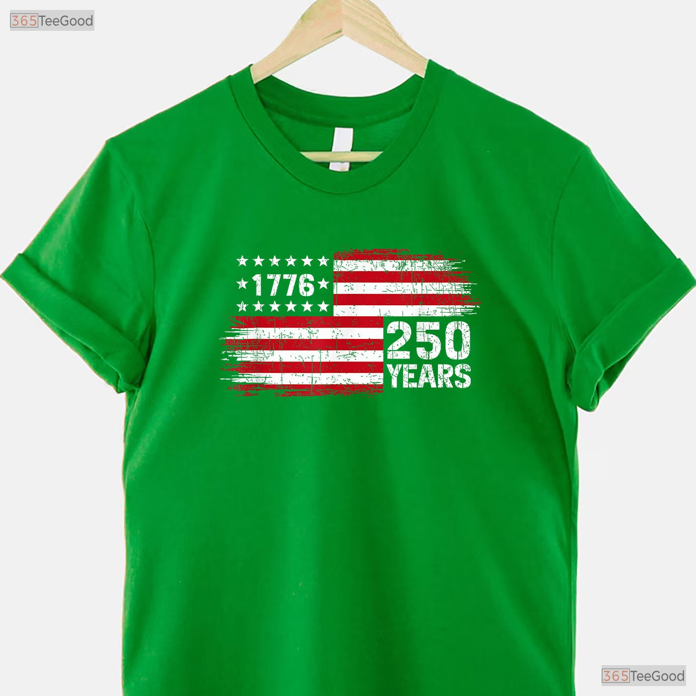 250 Years Vintage 1776 Anniversary Valentine T-Shirt Bass Fishing Tackle Men