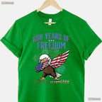 250 Years Freedom Eagle Dab 250th Valentine T-Shirt Ice Fishing Accessories