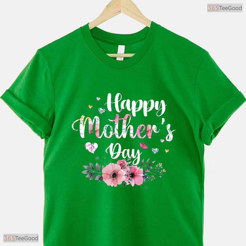 Cute Floral Mom Grandma Happy Mothers Day 2026 Shirt Best Gift T-Shirt For Her