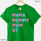 Retro Mama Mommy Mom Mothers Day T-Shirt Best Graphic Gift For Mother Apparel